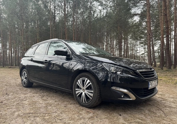 Peugeot 308 cena 43000 przebieg: 134232, rok produkcji 2016 z Pilawa małe 352